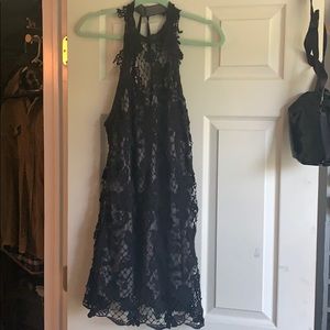 Free People black lace dress